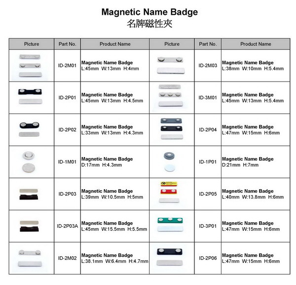 Magnetic Name Badge